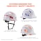 Ergodyne Reflective Hard Hat with Safety Helmet Sticker Kit, Red 8961 - alternate 2